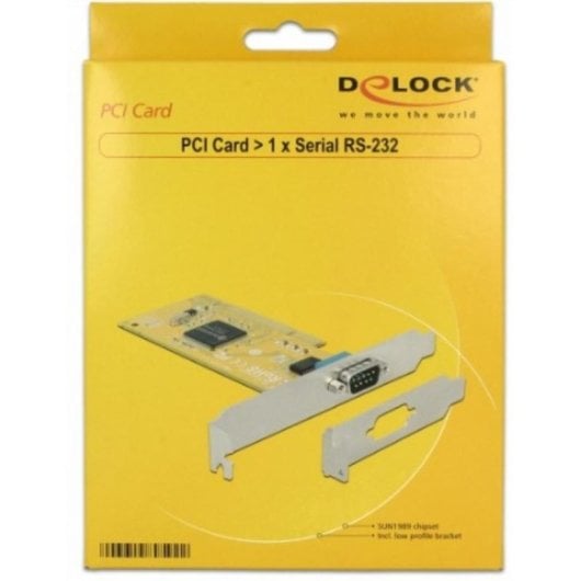 Tarjeta interfaz DeLock 89592 PCI 1 puerto RS-232 bajo perfil