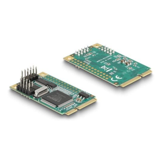 Carte d'extension DeLock 95273 Mini PCI Express 2 x RS-232 DB9 mâle Full Height
