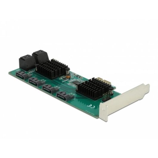 Scheda Controller DeLock 90072 PCI Express x1 8 Porte SATA 6 Gbps Profilo Basso