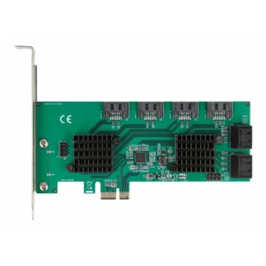 Scheda Controller DeLock 90072 PCI Express x1 8 Porte SATA 6 Gbps Profilo Basso