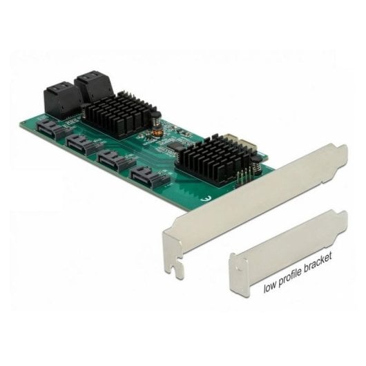 Scheda Controller DeLock 90072 PCI Express x1 8 Porte SATA 6 Gbps Profilo Basso