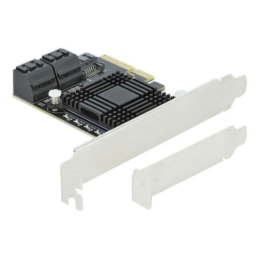 Scheda di Rete DeLock 90498 PCI Express x4 5 Porte SATA 6 Gbps Profilo Basso