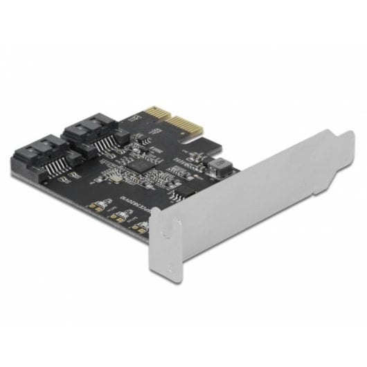 Tarjeta de Red DeLock 90431 PCIe SATA 6 Gb/s 2 Ports NCQ TRIM S.M.A.R.T.