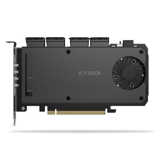 Scheda di espansione ICY DOCK MB204MP-B 4x M.2 NVMe PCIe 5.0 x16