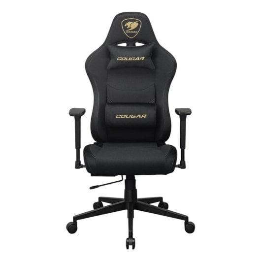 Sedia gaming Cougar Pryme nero oro 3D braccioli regolabili 120 kg