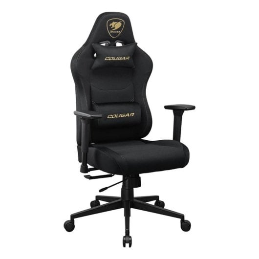 Sedia gaming Cougar Pryme nero oro 3D braccioli regolabili 120 kg