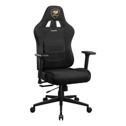 Sedia gaming Cougar Pryme nero oro 3D braccioli regolabili 120 kg