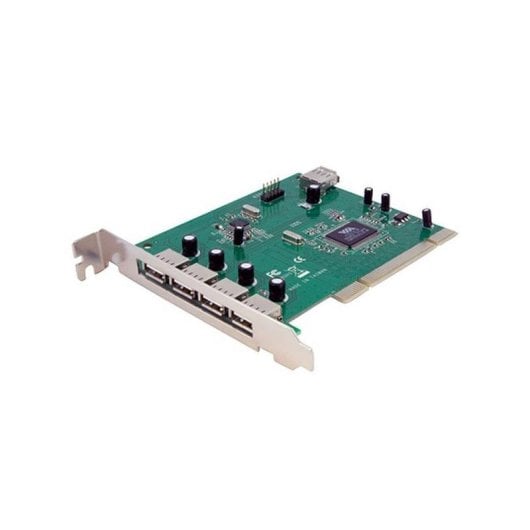 Tarjeta PCI Startech PCIUSB7 7 Puertos USB 2.0 Alta Velocidad Externos e Internos