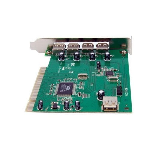 Tarjeta PCI Startech PCIUSB7 7 Puertos USB 2.0 Alta Velocidad Externos e Internos