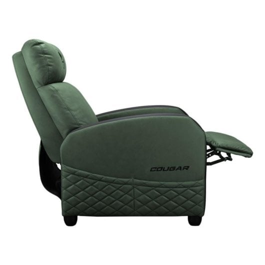 Poltrona gaming Cougar Ranger Elite Army nero verde acciaio imbottita reclinabile