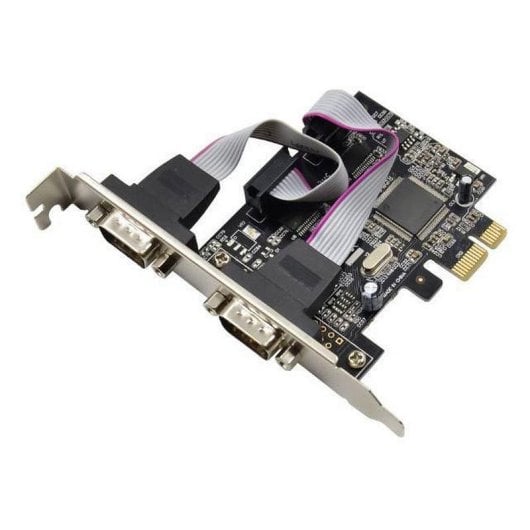 Tarjeta de interfaz MicroConnect MC-PCIE-MCS2S PCIe 2 puertos serie RS-232