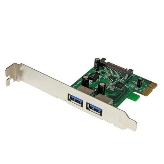 Tarjeta de Rede StarTech PEXUSB3S24 PCI Express 5 Gbps 2 Portas USB 3.2 Gen 1 UASP SATA