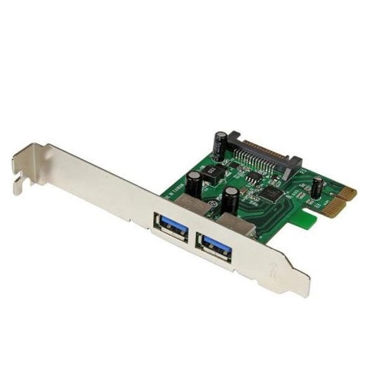 Tarjeta de Rede StarTech PEXUSB3S24 PCI Express 5 Gbps 2 Portas USB 3.2 Gen 1 UASP SATA