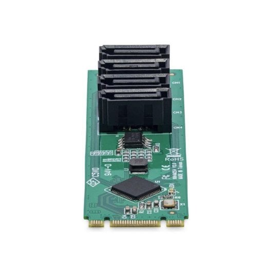 Schnittstellenkarte StarTech.com 4P-SATA-M2-ADAPTER M.2 PCIe 3.0 4x SATA Hot-Swap ASM1064