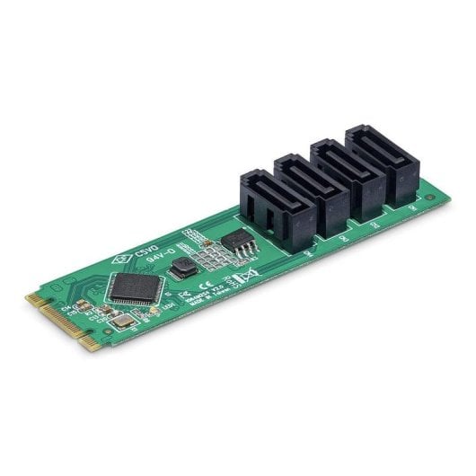 Schnittstellenkarte StarTech.com 4P-SATA-M2-ADAPTER M.2 PCIe 3.0 4x SATA Hot-Swap ASM1064