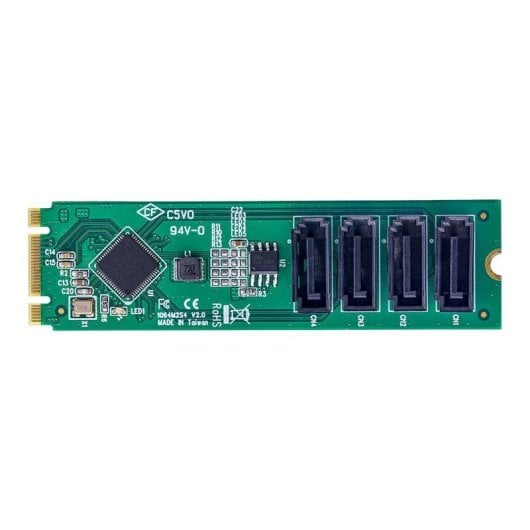 Schnittstellenkarte StarTech.com 4P-SATA-M2-ADAPTER M.2 PCIe 3.0 4x SATA Hot-Swap ASM1064