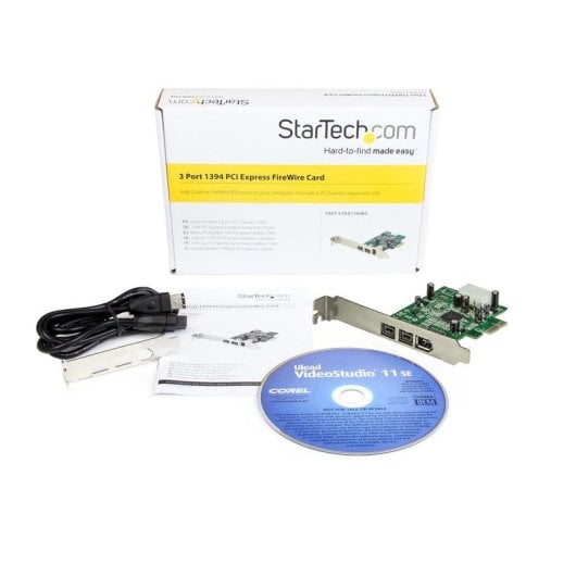 Netzwerkkarte StarTech PEX1394B3 PCIe 0,8 Gbit/s FireWire 800 400 2b 1a