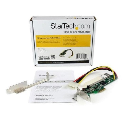 Tarjeta adaptadora PCI Express Startech PEX1PCI1 perfil bajo 1 puerto PCI 32-bit