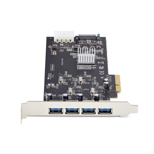 Placa PCI Express StarTech.com P5Q4A-USB-CARD 4x USB-A 5Gbps Controladores Independentes