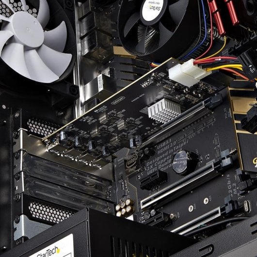 Placa PCI Express StarTech.com P5Q4A-USB-CARD 4x USB-A 5Gbps Controladores Independentes