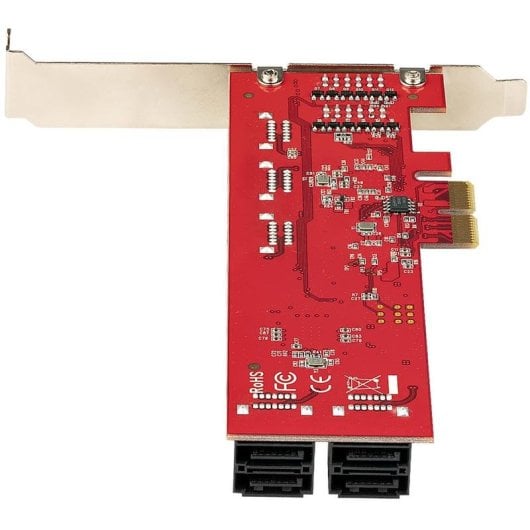 Tarjeta de Interface StarTech 10P6G-PCIE-SATA-CARD PCI Express SATA III 6Gbps 10 Portas Interno