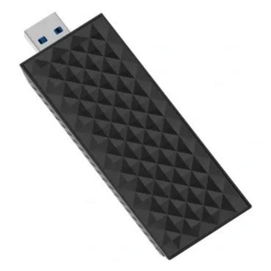 Tarjeta de Rede Netgear A9000 USB 3.0 Wi-Fi 7 Tri-Band WPA3 Alta Velocidade