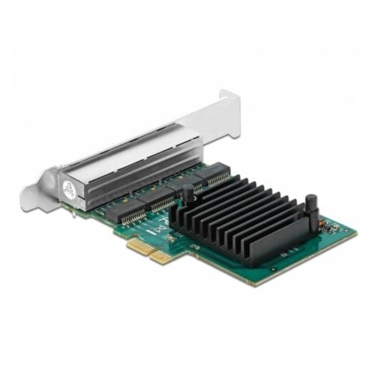 Tarjeta di Rete DeLock 89025 PCI Express 4 Porte Gigabit LAN Low Profile