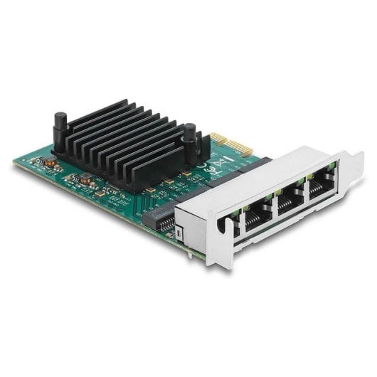 Tarjeta di Rete DeLock 89025 PCI Express 4 Porte Gigabit LAN Low Profile