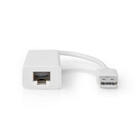 Adaptador USB a RJ45 Nedis CCGB60950WT02 0,2 m blanco 100 Mbps ABS