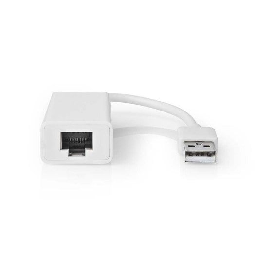 Adaptador USB a RJ45 Nedis CCGB60950WT02 0,2 m blanco 100 Mbps ABS