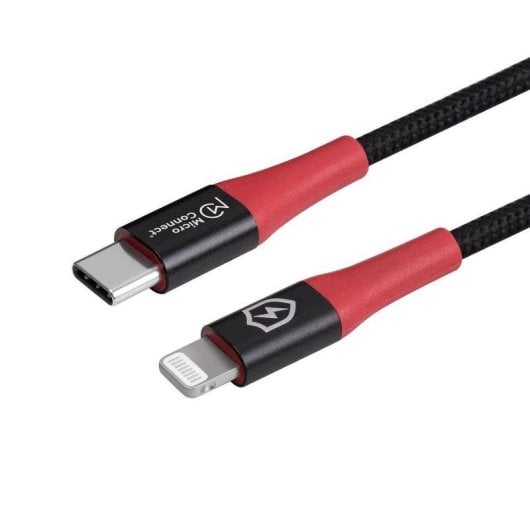 Cable Lightning MicroConnect MC-CLIGHTNING-SC 1,5 m USB-C Bloqueo de datos Negro