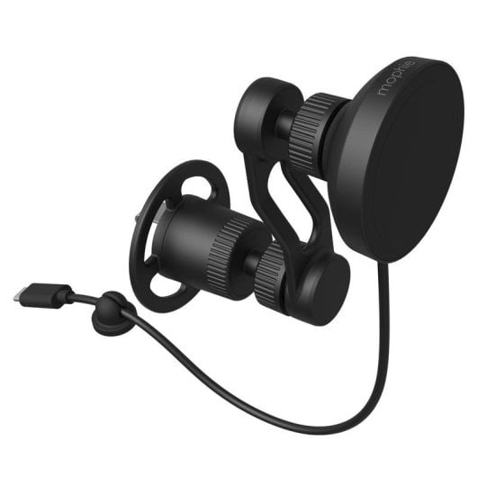 Chargeur voiture Mophie Snap+ Wireless Charging Vent noir MagSafe 30W