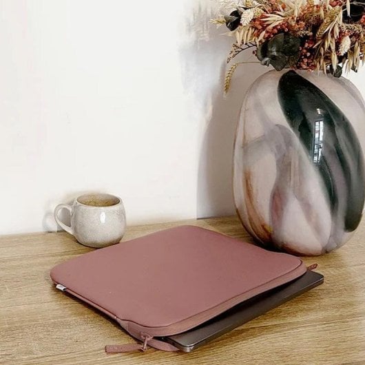 Funda Mw MW-410179 Basics ²Life 14" Rosa/Weiß Schutzhülle Memoryschaum