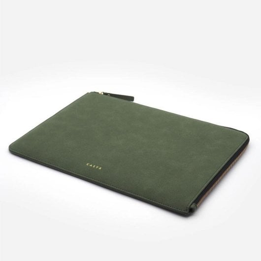 Housse pour ordinateur portable Casyx SLV13N-AT-0002 13 pouces olive sans bandoulière