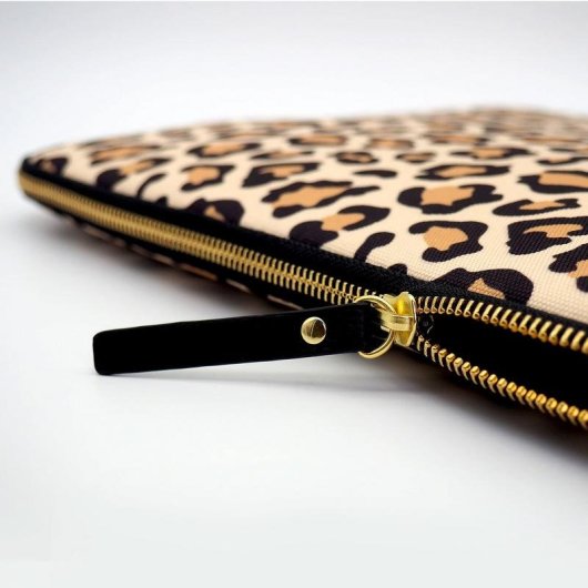 Housse PC portable CASYX SLVS-000004 13" Léopard de sable Protection élégante