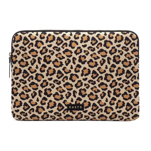 Housse pour ordinateur portable CASYX SLVB-000004 15" Léopard sable légère et protectrice