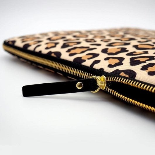 Housse pour ordinateur portable CASYX SLVB-000004 15" Léopard sable légère et protectrice