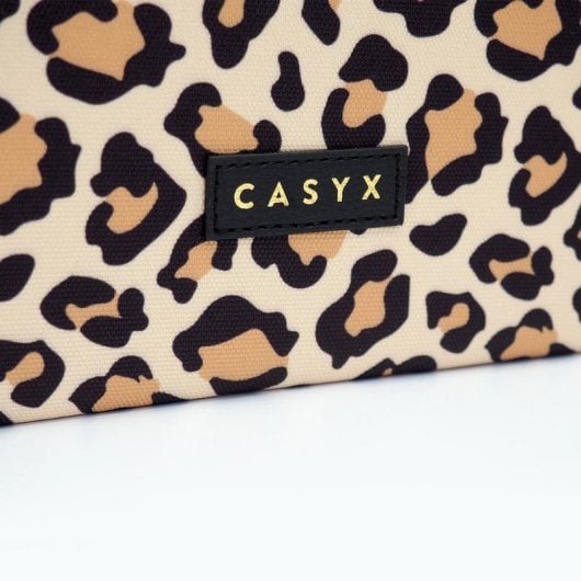 Housse pour ordinateur portable CASYX SLVB-000004 15" Léopard sable légère et protectrice