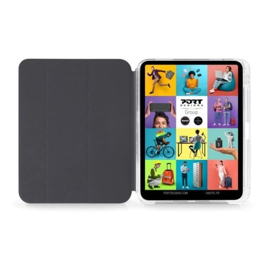 Funda PORT Designs 201351 para iPad Air 11'' Preto Transparente Slimclear ECO