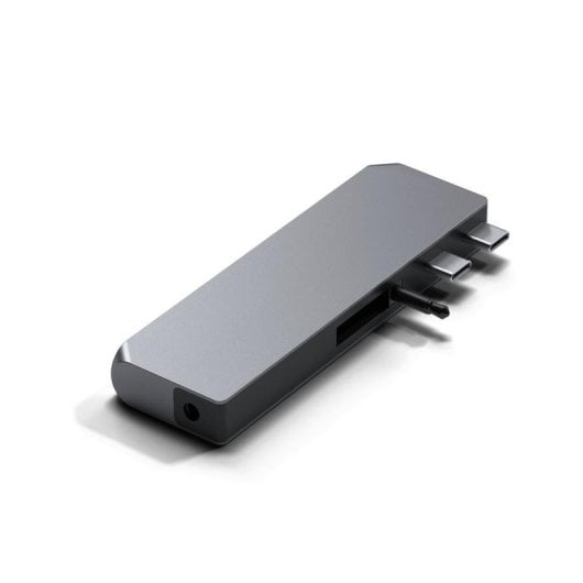 Base per laptop Satechi Pro Hub Mini USB-C Space Gray con USB4 e Ethernet