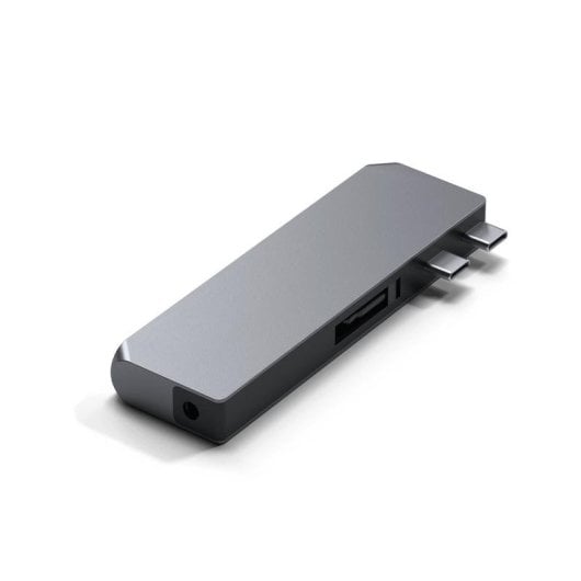 Base per laptop Satechi Pro Hub Mini USB-C Space Gray con USB4 e Ethernet