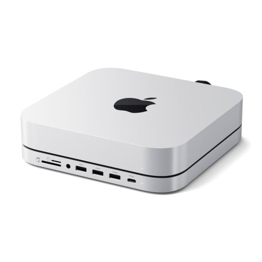 Base Satechi ST-GMMSHS con USB-C, SSD NVMe, Lettore MicroSD/SD, Jack 3,5 mm