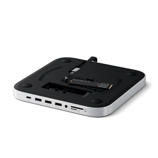Base Satechi ST-GMMSHS con USB-C, SSD NVMe, Lettore MicroSD/SD, Jack 3,5 mm