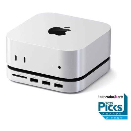 Base per portatile Satechi ST-GNMMES USB-C Lettore SD SSD NVMe Argento