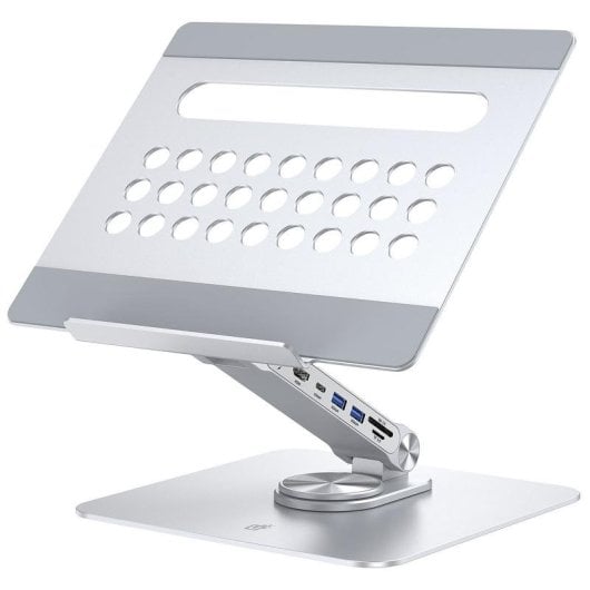 Support rotatif INOVU INSU2A1CPD17 avec hub USB-C 6-en-1 portables 17"