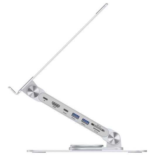 Support rotatif INOVU INSU2A1CPD17 avec hub USB-C 6-en-1 portables 17"
