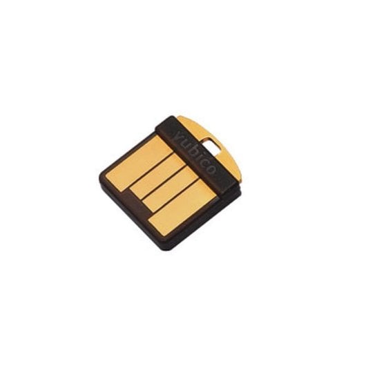 Autenticador de hardware Yubico YubiKey 5 Nano USB-A Negro y Oro multiprotocolo