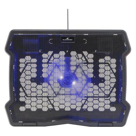 Refroidisseur pour ordinateur portable Bluestork NB-COOLER-FIRST lumineux USB 15.6" noir