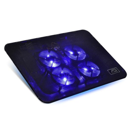 Almohadilla de refrigeración Advance VE-NB57 4 ventilateurs LED bleu hauteur réglable