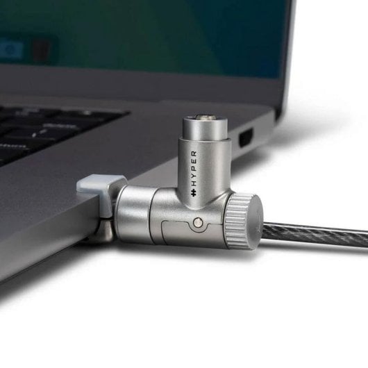 Cabo de Segurança Hyper HS5910GL para MacBook Pro 14"/16" com Chave